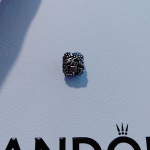 Pandora wine glass and bottle charm